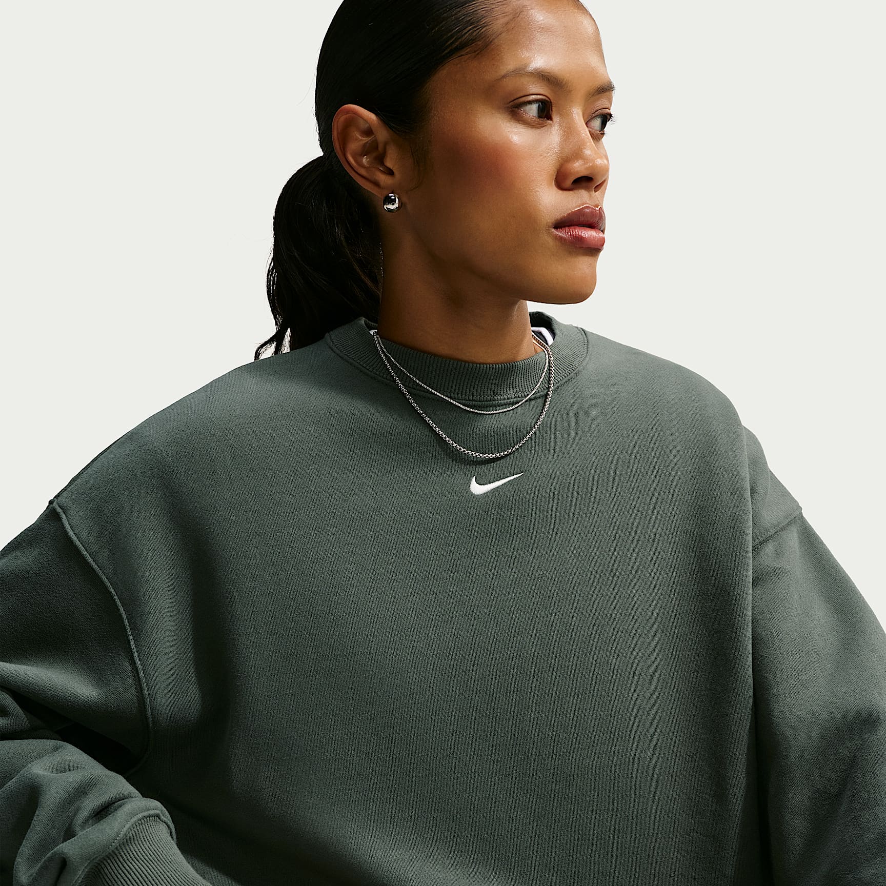 Reviews: Nike Studio Fleece Medium Weight Women's Oversized Crew